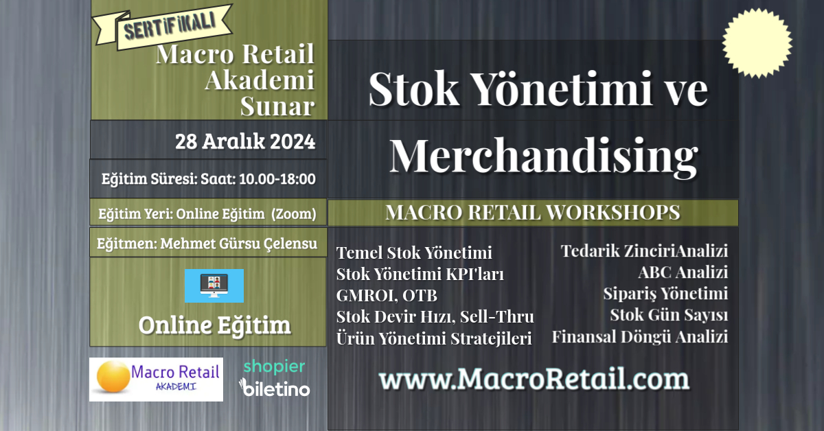 MacroRetail's tweet photo. 🔍 Temel Stok Yönetimi ve Merchandising Eğitimi
Satın alma, stok yönetimi ve merchandising alanında başarılı olmayı hedefleyen profesyoneller için başlangıç ve orta seviye bir eğitim!
📆 28 Aralık 2024
📌 Güncel metotlar
📌 Sektörel örnekler
🎯 https://t.co/5672Qyw7hb https://t.co/xguumOuafa