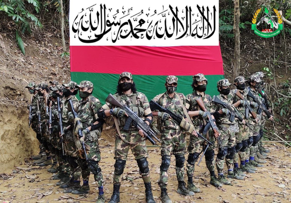 FerosMuhammad's tweet photo. #ARSA is not a terrorist group but a group of fighters, #defending homeland and #Rohingya peoples. If, you call terrorist to ARSA Army, then you did a biggest #mistake in the world.
#Love_ARSA #Love_Arakan #Love_Rohingya #Save_Rohingya_From_Violences_And_Terrorism #Support_ARSA https://t.co/ea0t1c0Lyn