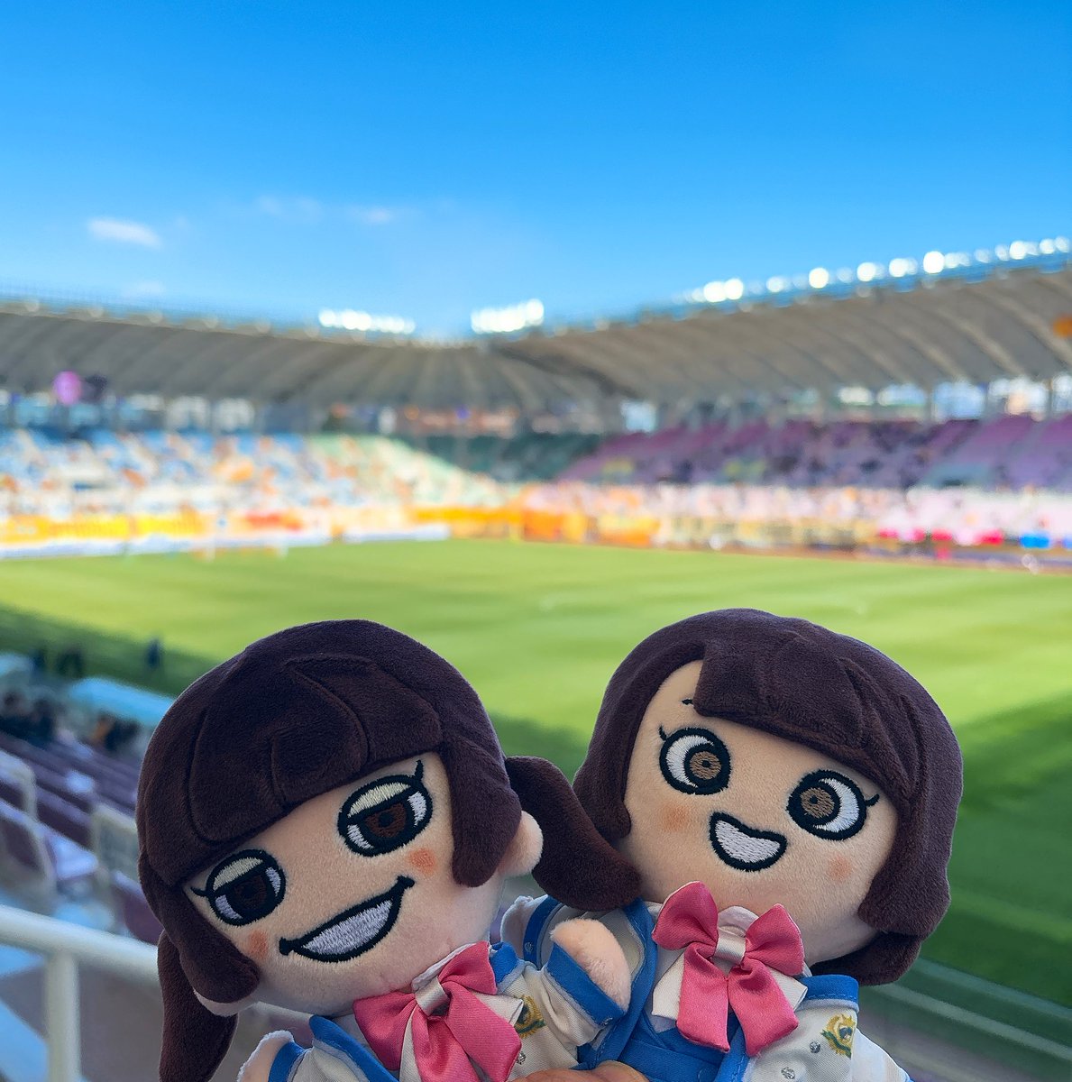 nico_rette_'s tweet photo. 安子倉子ここが我がホームのユアスタだよ！！ https://t.co/My7Sr53FJ4