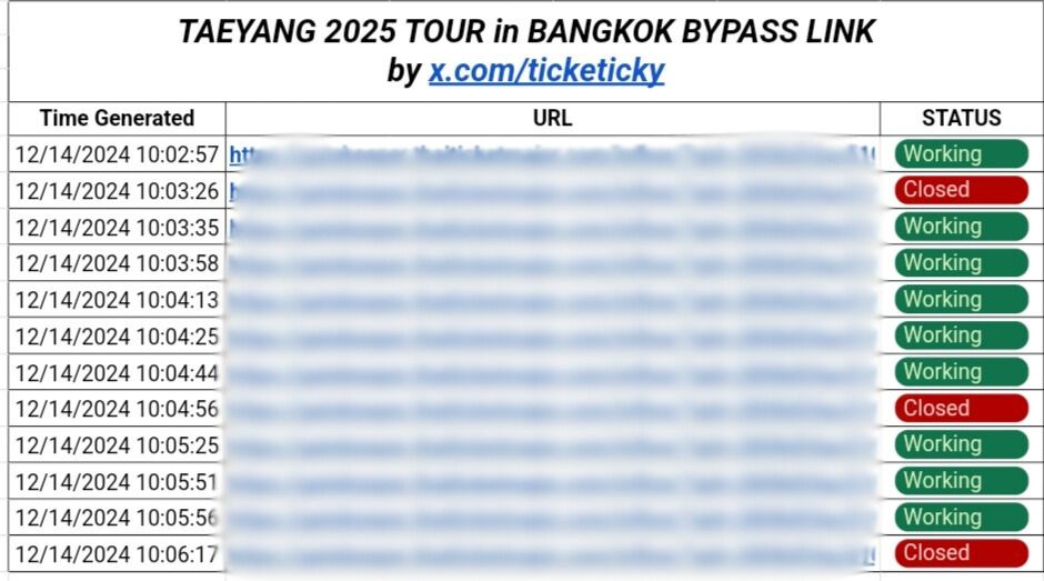 ticketicky's tweet photo. 🎯 We’ve successfully skipped the queue for THAI TICKET MAJOR  - TAEYANG 2025 TOUR IN BANGKOK!
#proof_ticketicky
#THELIGHTYEAR #TAEYANG2025TOUR #THELIGHTYEARBKK2025 
#bypasslink https://t.co/LyXgSFqqsc