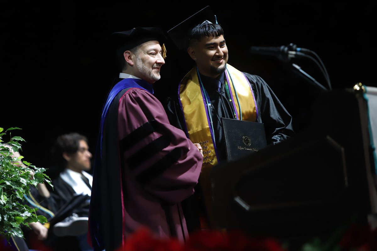 IN OUR BLOOD!💜💛🐴

We proudly congratulate 16 Burges Early College High School students for earning their Associate of Arts degree tonight!🎓🌟

#ItStartsWithUs #IOB <a href="/BECHS915/">BECHS915</a> <a href="/EPCCNews/">EPCC</a>