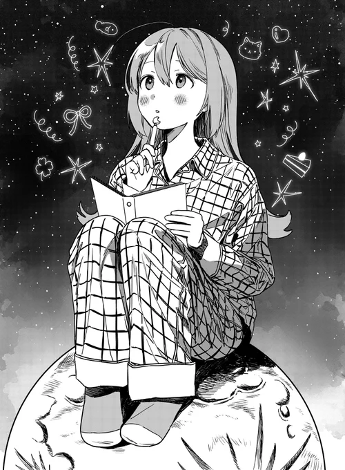 昨日発売のハルタ120号に「ファンシー革命」7話が載っています!
よろしくお願いします🌌 