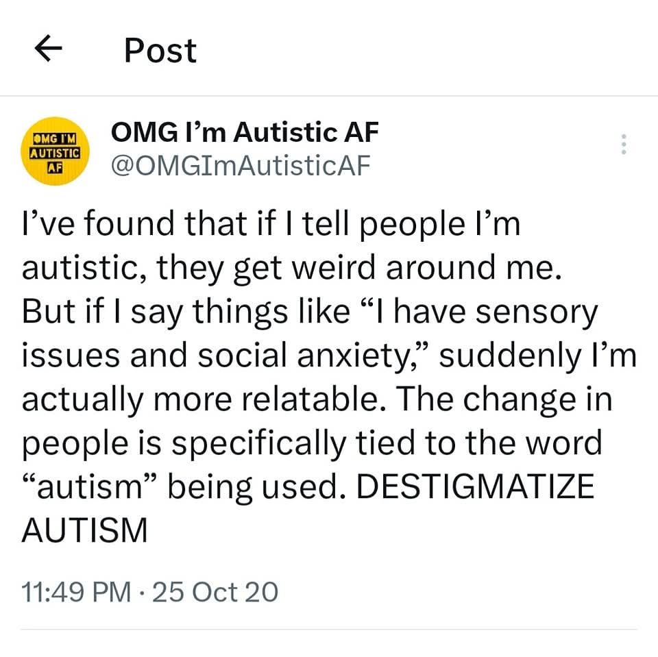 sensorystories_'s tweet photo. This is definitely a thing and I really wish it weren't 😏 https://t.co/UgStQazspZ