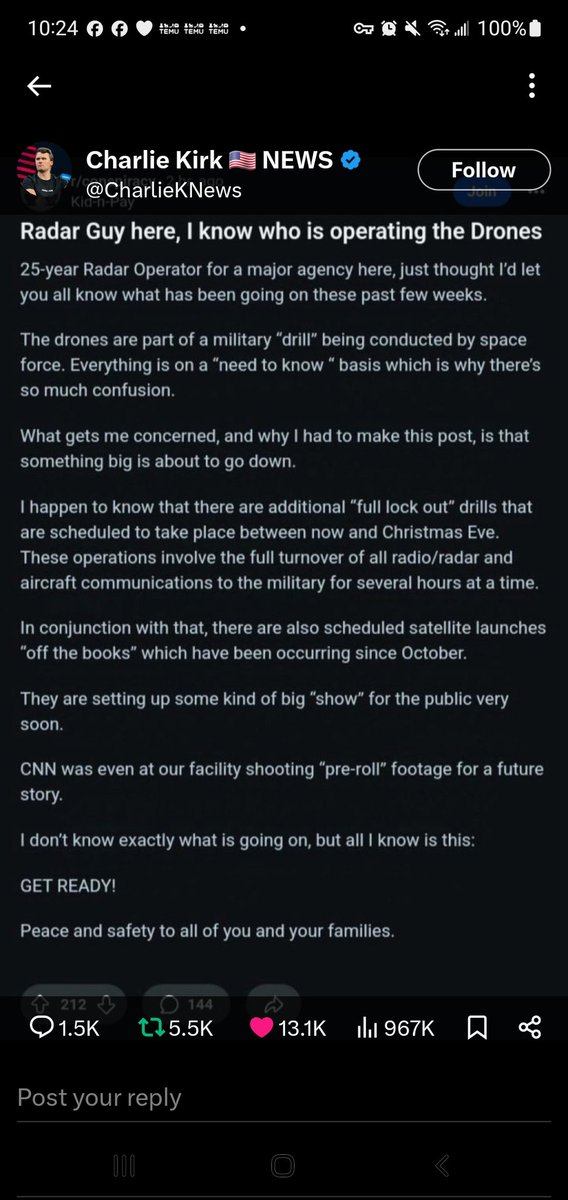 otto_hope's tweet photo. @austerrewyatt1 @Thunderseven79 @Kash_Patel @StephenM @AlinaHabba @realDonaldTrump All a false flag to get congress to sign new bill??
@elonmusk 
@JDVance @RandPaul @RepClayHiggins 
@RonDeSantis 
@SenTedBuddNC @tedcruz @JohnCornyn 
Hopefully just a conspuracy theory. https://t.co/LFdWD76Jbk