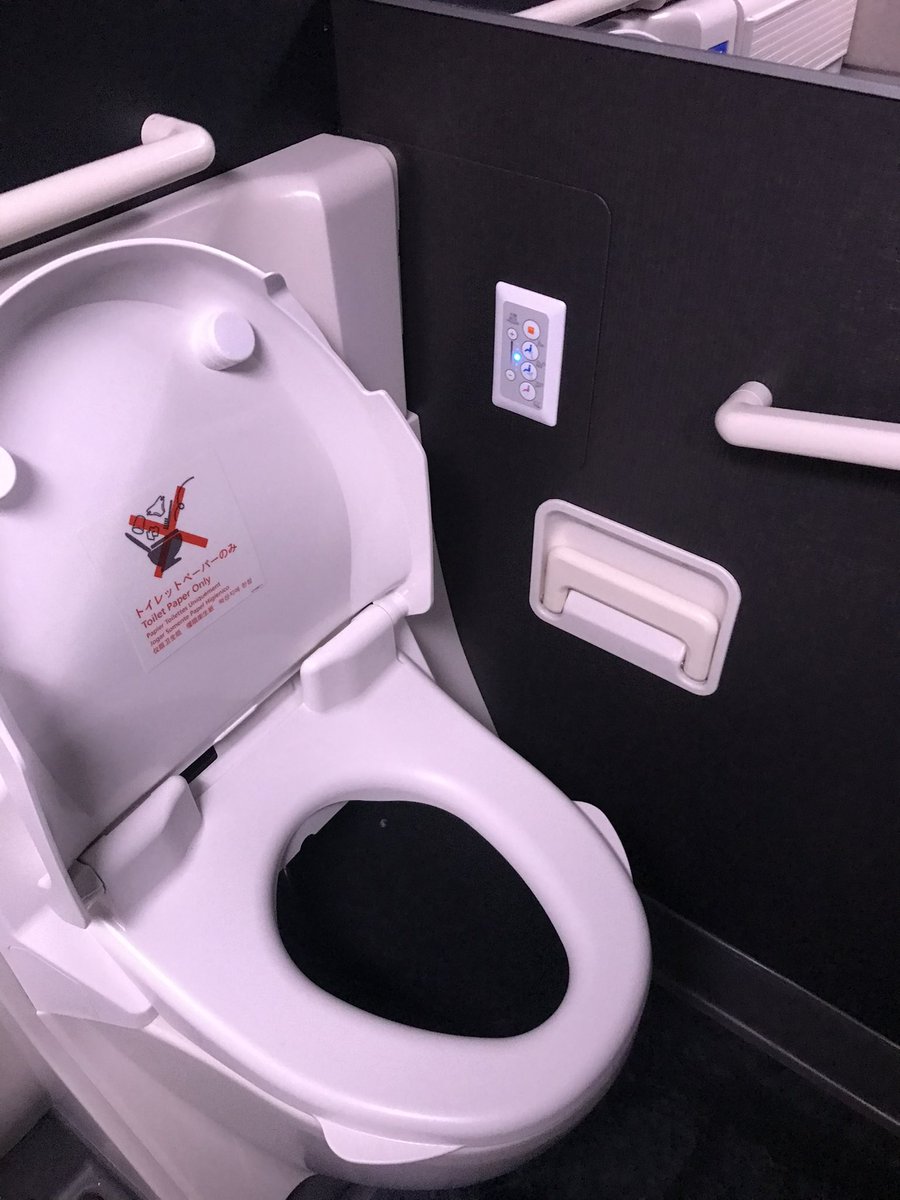 japan airlines is the only airline ive been with a bidet and I love it