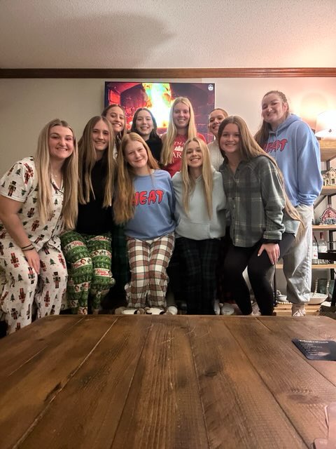 Heat girls got together tonight for a little team building. Only about 3 weeks until we get back to work!