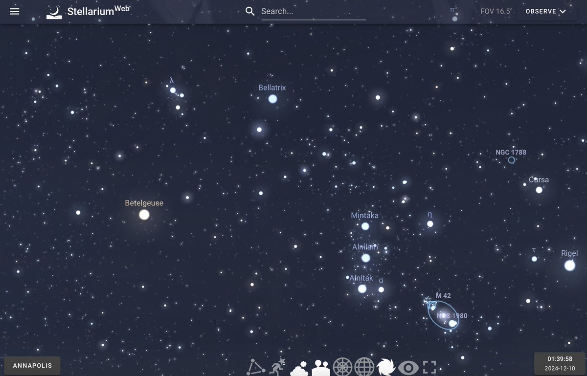 MatthewCappucci's tweet image. With immense respect to the governor of Maryland, the "drones" he saw were stars.

The constellation "Orion" is made up of stars – not drones.

The stars are harmless.

They're located between 244 and 1,344 light years away. The stars will be in a similar place tomorrow.