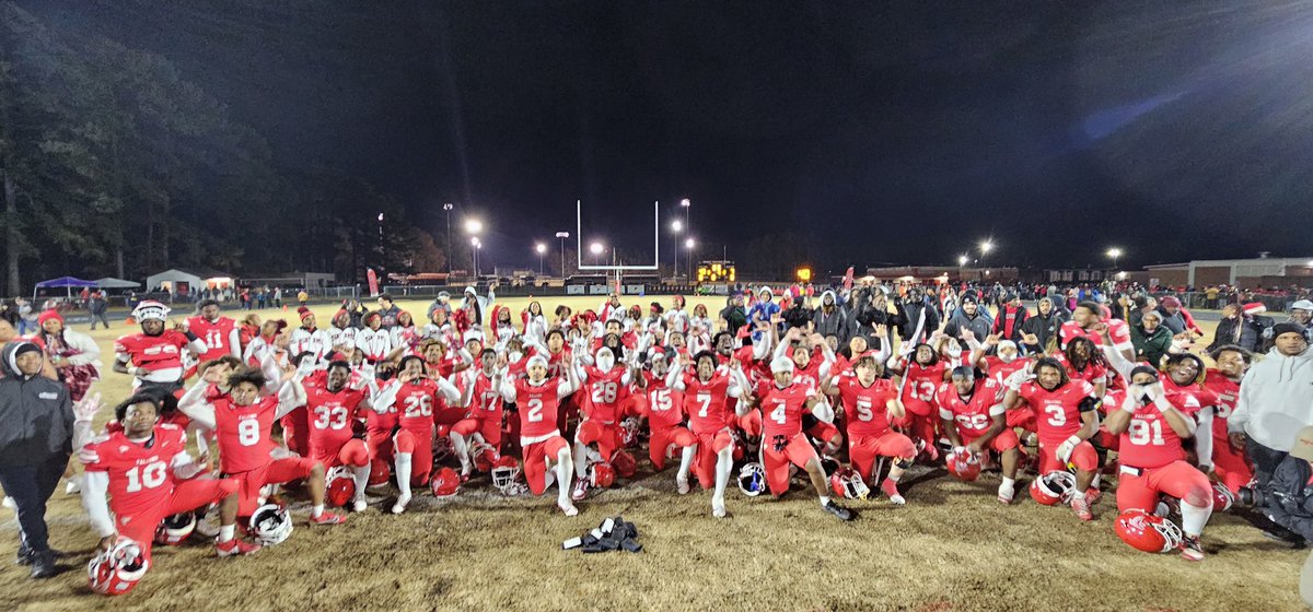 The Falcons go back to back as the 3A Eastern Regional Champions. See y'all next Saturday at NC State. 

#GoFalcons