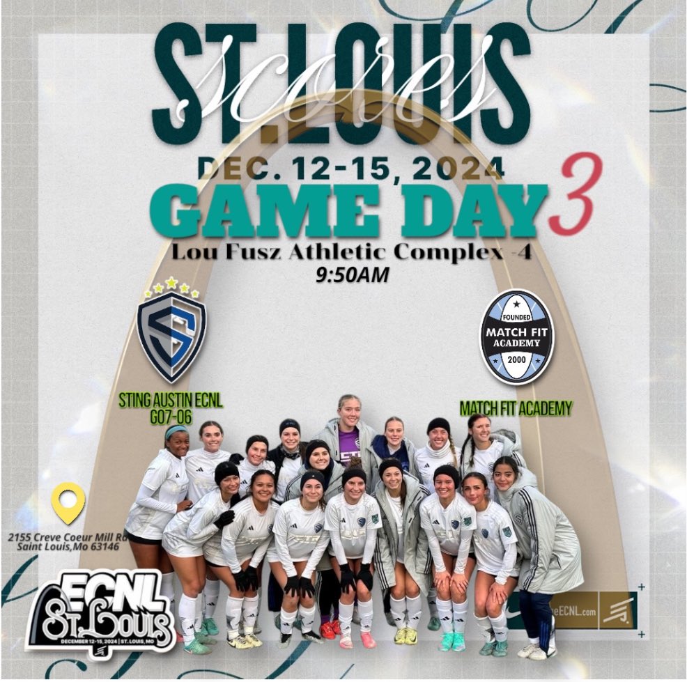 stingaustin07's tweet photo. 1️⃣ more game ❗️Details ⤵️
Hope to see you out there❗️

@ECNLgirls @sting_austin 
@PrepSoccerTX @PrepSoccer @TopDrawerSoccer @TheSoccerWire @grtorres @ImYouthSoccer @ImCollegeSoccer https://t.co/IsR86yhwAP