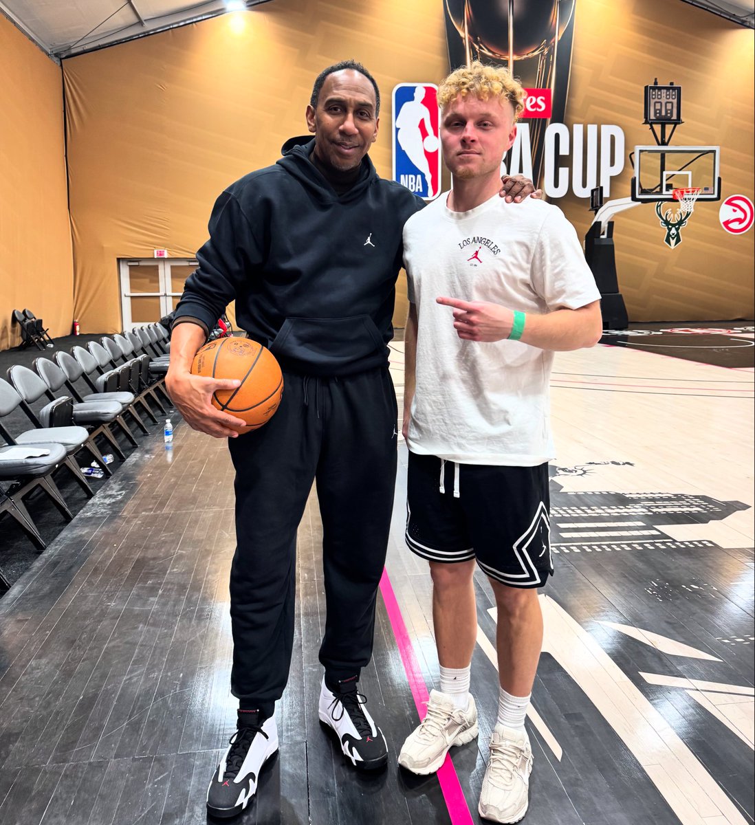Late nights training Stephen A. Smith 🏀