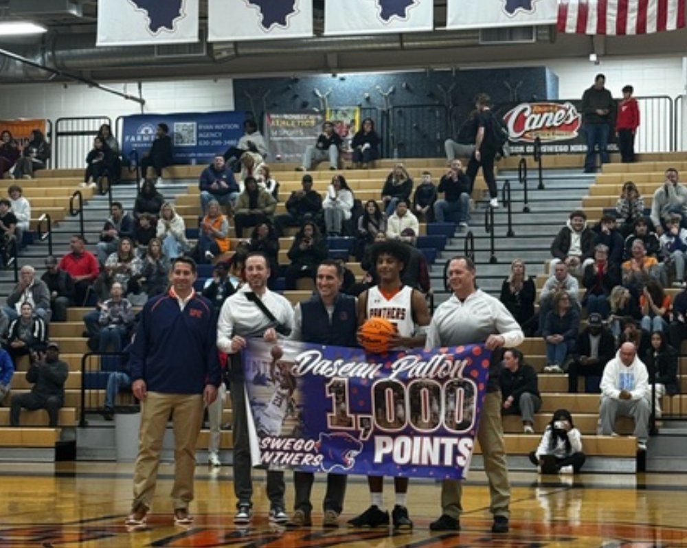 Oswego HS Boys Basketball (@ohspantherhoops) on Twitter photo Congrats to our guy Dasean Patton who hit 1,000 points against Yorkville on Tuesday. He is the 17th person in the Boys Basketball Program to accomplish this feat. We are proud of you DP. Congrats to our guy Dasean Patton who hit 1,000 points against Yorkville on Tuesday. He is the 17th person in the Boys Basketball Program to accomplish this feat. We are proud of you DP.