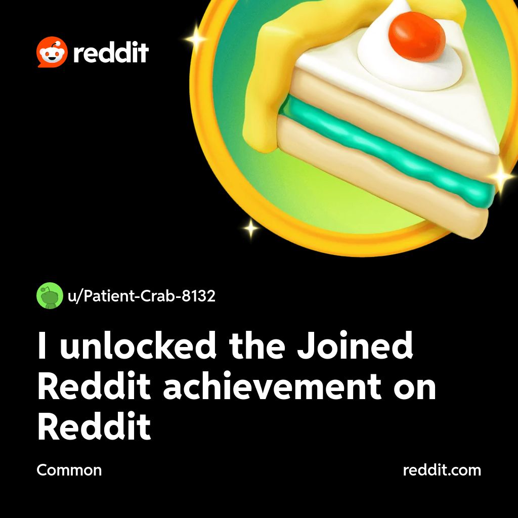hacktech_stp's tweet image. I unlocked the Joined Reddit achievement on Reddit