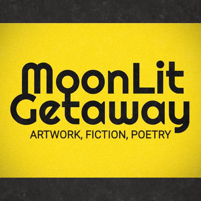 JacintaMannaMG's tweet photo. Next week on MoonLit Getaway:
Fiction by Albert Tucher and Shantell Powell
Poetry by Joshua St. Claire
Artwork by Olivia O'Brien
#MoonLitGetaway #LitMag #LiteraryJournal #OpenForSubmissions #WritingCommunity #PoetryCommunity #ArtCommunity #ReadingCommunity #FlashFiciton https://t.co/H5kq3Y7Lrv