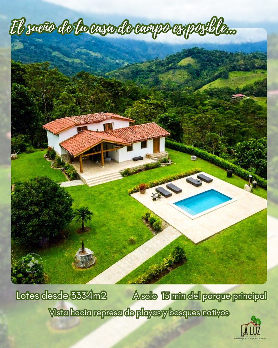 creabht's tweet photo. En La Luz puedes cumplir tus sueños!
#lotescampestres #Antioquia #Bienestar #bienesraices #Viernes https://t.co/rr6rlv5CIc