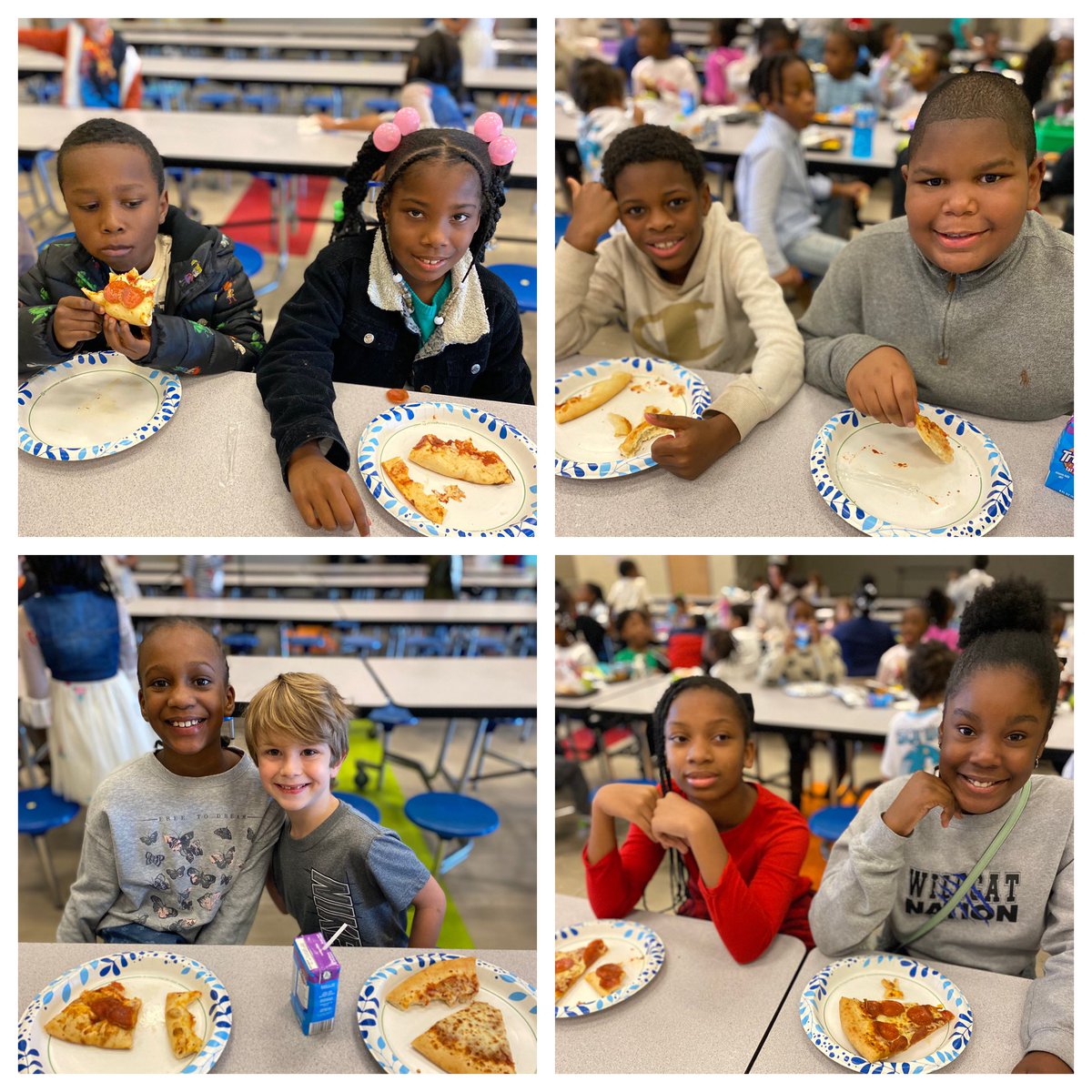 UPES_Leads's tweet photo. A Fun-Filled Friday as we celebrated our Leaders of the Month &amp; rewarded their hard work with Pizza w/the Principal 🍕Super proud of them for working  to accomplish our mission of "Growing Tomorrow’s Leaders Today" #UPESLeads #WeAreFalcons ❤️🦅 @nakelya @KieraSEzell https://t.co/cXf1gHjpri
