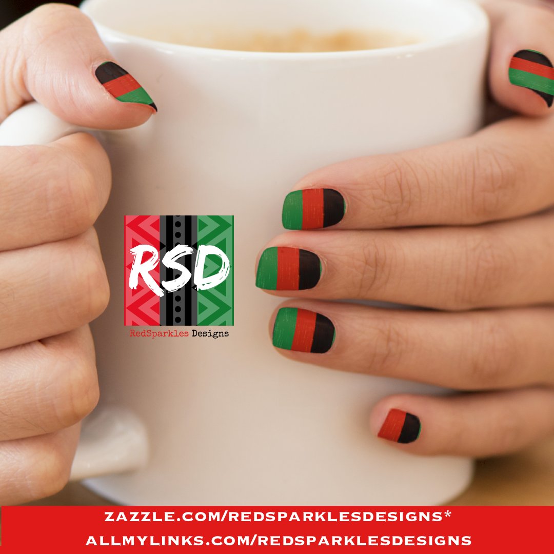 RedSparklesNYC's tweet photo. KWANZAA COLORS MINX NAIL ART
https://t.co/6yoWIeW6g0 via @zazzle
#Kwanzaa #JoyousKwanzaa #HappyKwanzaa #SevenPrinciples #Holiday #KwanzaaColors #KwanzaaNails #NailArt #HolidayNails #Zazzle #ZazzleMade #ZazzleShop #ShopZazzle #RSD #RedSparklesDesigns #WomanOwned #ShopSmall https://t.co/V50ShzfP1E