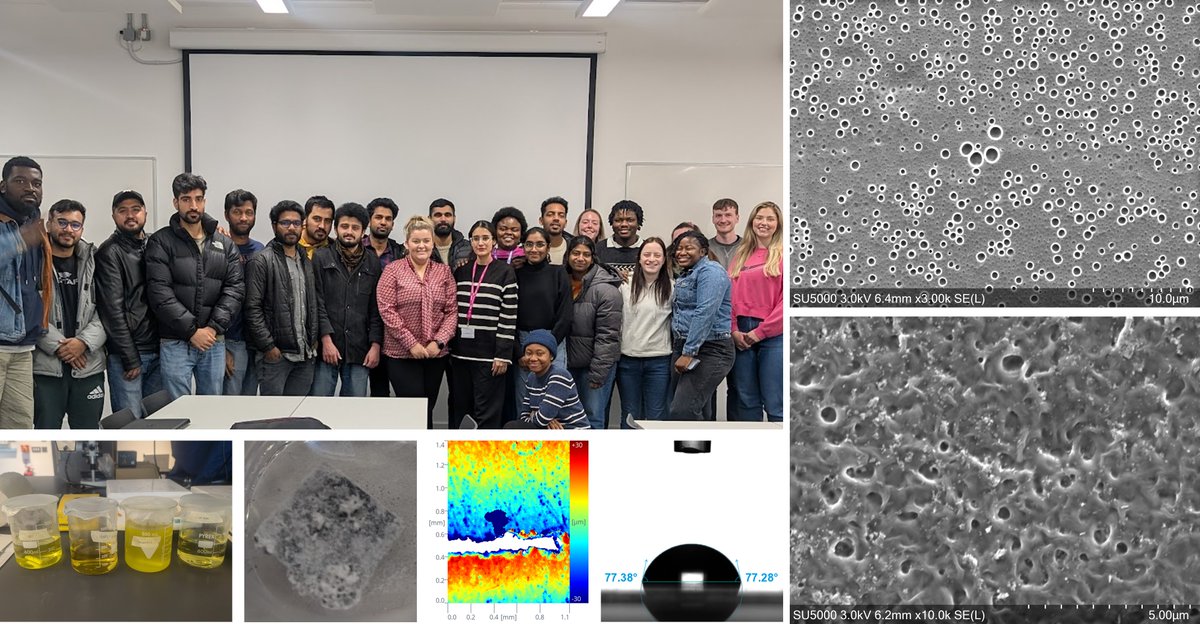 As Semester One comes to a close and the festive season begins 🎄 it’s time to celebrate another successful #advancedbiomaterials module with our MEng and MSc students 🔬 Core skills have been advanced through engaging practicals and groupwork tasks 🧵 1/2