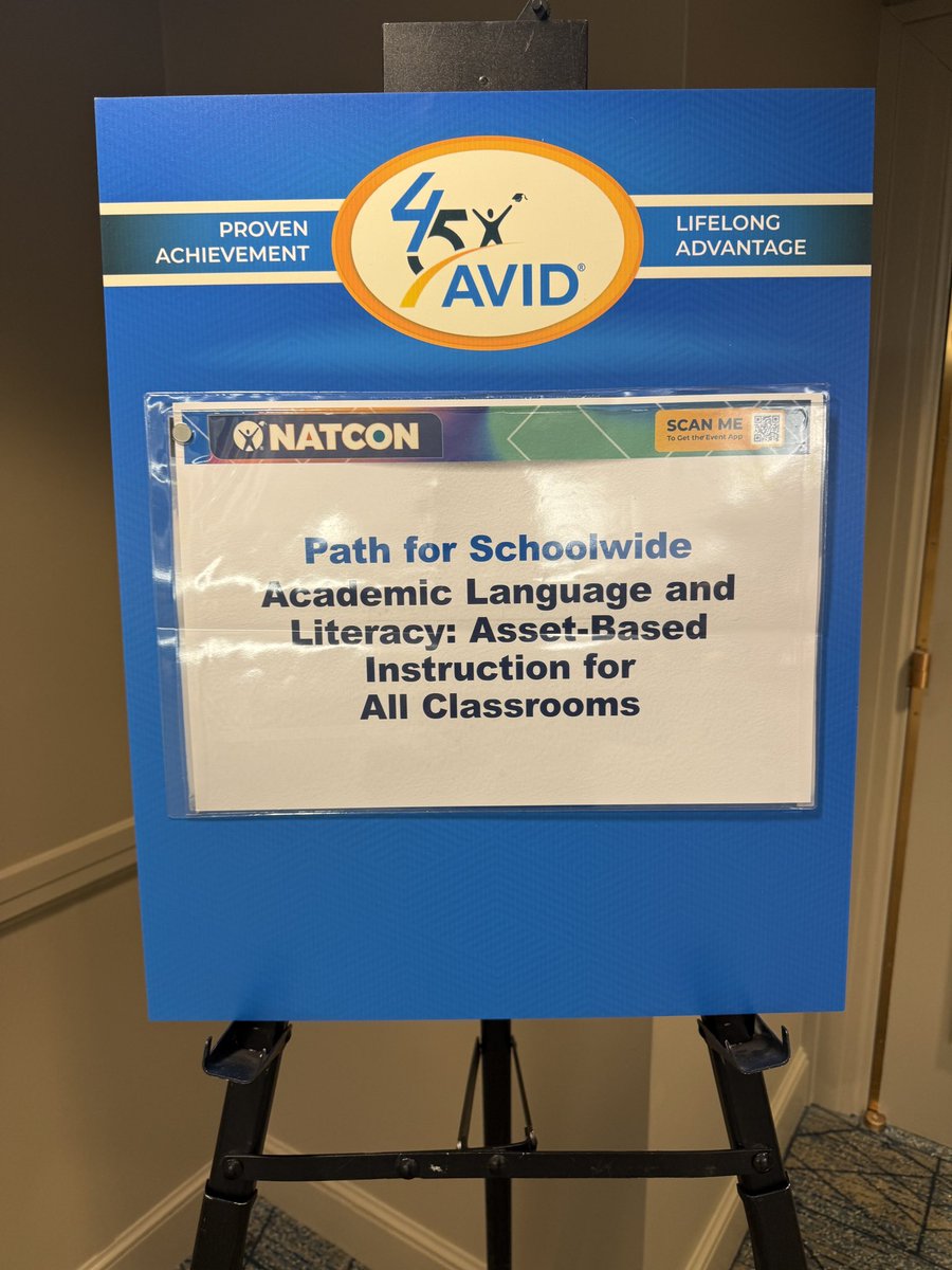 MISTER_B_Cohens's tweet image. Two great days of learning at #AVIDNatCon24!! Shout out to Christie for an amazing Community of Practice! #AVID4Possibility #AVIDElementary