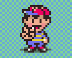 dangermathisfun's tweet photo. Kids like you should be inside playing Nintendo games 

Happy Friday the 13th, no better day to get a tattoo of Ness from Earthbound https://t.co/0Yz68DiQQK