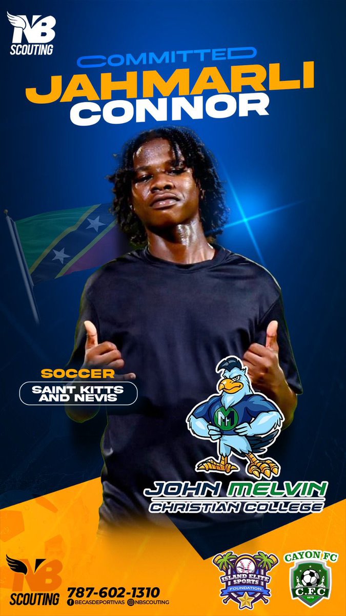 We would like to congratulate Jahmarli Connor on his commitment to John Melvin Christian College!!. Our platform is very easy to use. Get exposure and opportunities that fit you academically and athletically #collegescholarships #SoccerPlayer #recruiting #uncommitted