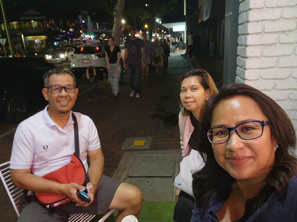 AyuAdnan's tweet photo. I miss being able to go out. First round of chemo and daily radiation left me so out of touch. My days are sleep, a bit of food, plenty of ice compressions to counter the radiation heat. Pictured here with my 2 best cheerleaders. We will have more photos like this when I'm well. https://t.co/bkn6M6Fs8m