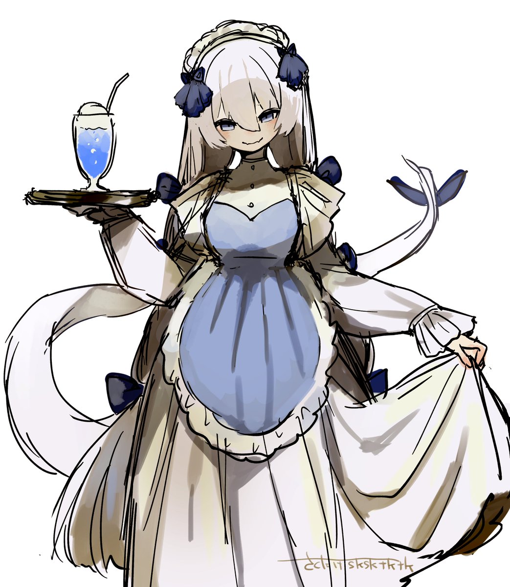 ブラッキー 「これはポケ擬メイドさん没案 」|さくたけ🐇【ぼくの毒姫は今日もかわいい】2巻発売のイラスト