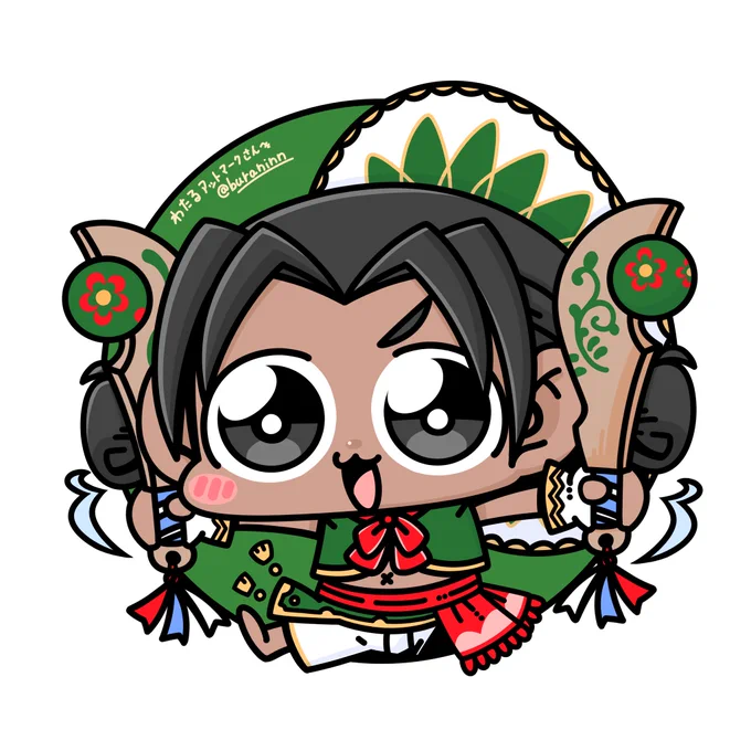 コミッションありがとうございます٩( 'ω' )و #Skeb #Commission より 