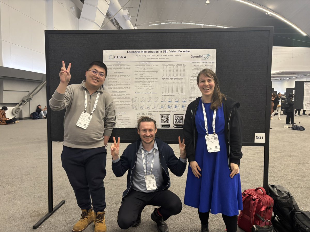 Come and find us to learn about localizing #memorization in individual parameters of #SSL models.

📍East Hall, #3411, at #NeurIPS2024