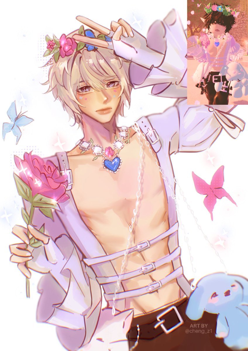 drawings I did for Zahid!!! @AquaNature6K  
his ocs are stunning 😭💗 

#royalehigh #art #oc