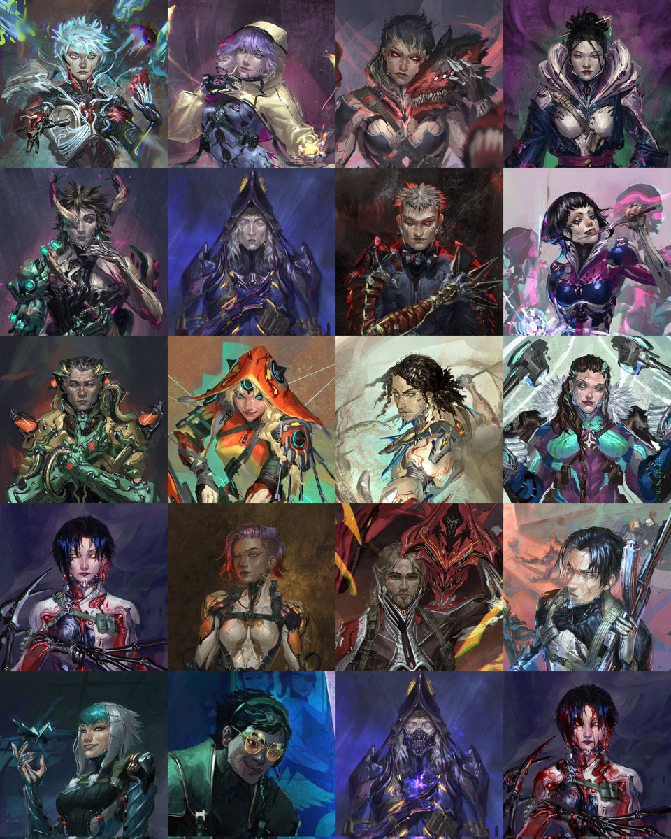 I made pfps of all my 1999 art! Feel free to use any of them for free!

You can find them on my Artstation!
artstation.com/artwork/wrx235
#Warframe1999