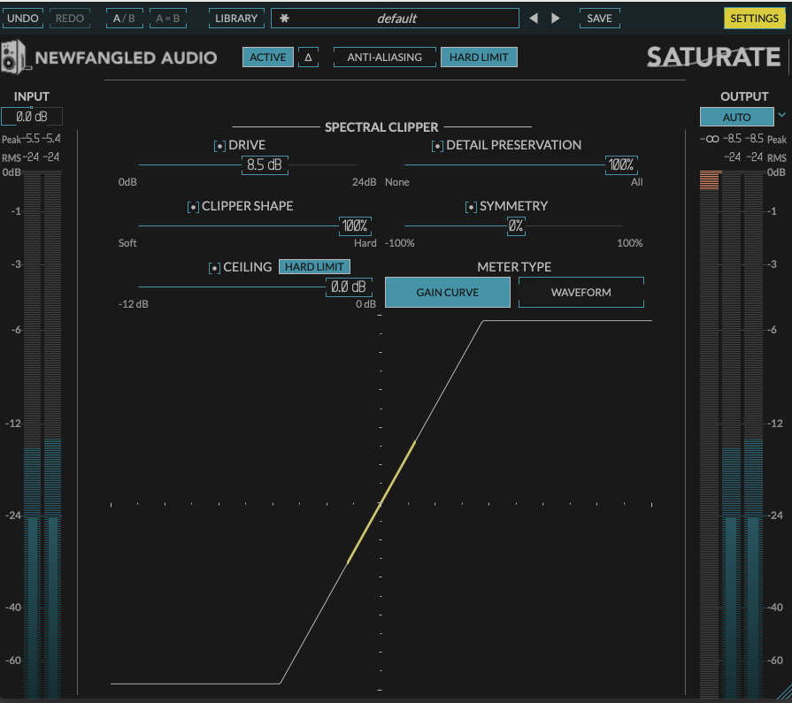 Newfangled AudioのSaturateのAnti-AliasingってCPUコスト減をメリットに挙げて謎技術使ってたけど、オフにしてREAPERでx16 OSしてもCPU的に余裕だから普通にOSでよくない？って思った。