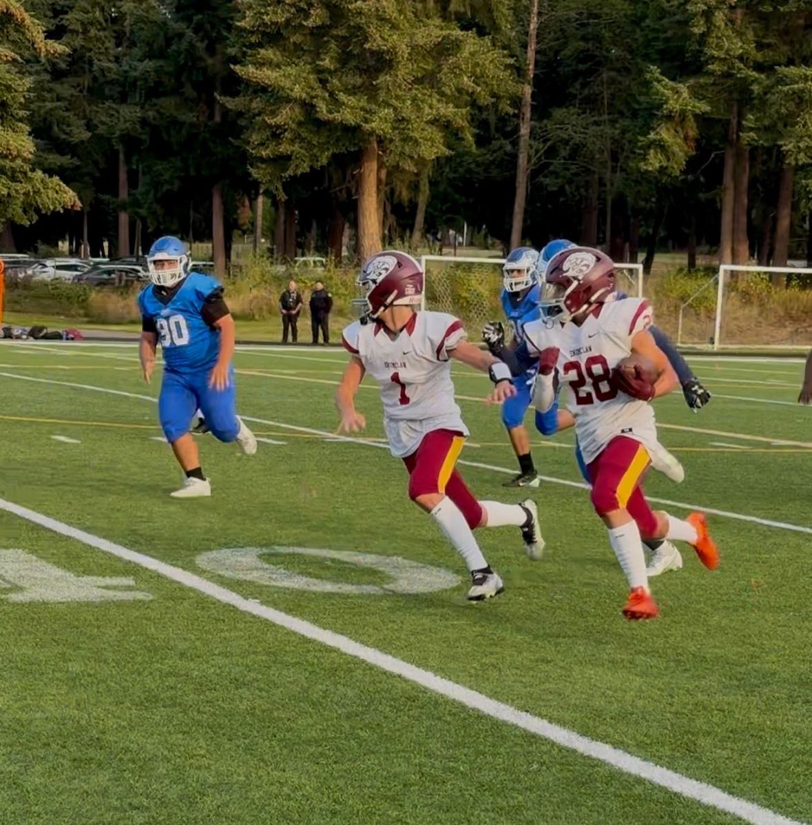 Freshman season is in the books. Honored by my teammates who voted me Frosh Offensive MVP and earned a Varsity Letter. Off-season work has already started. Bigger. Stronger. Faster. 
Just getting started.
<a href="/Weareenumclaw/">Enumclaw Football</a> 
<a href="/PrepRedzoneWA/">Prep Redzone Washington</a> 
<a href="/CascadiaPreps/">Cascadia Preps</a> 
<a href="/CoastRecruits/">Coast 2 Coast Recruits</a>