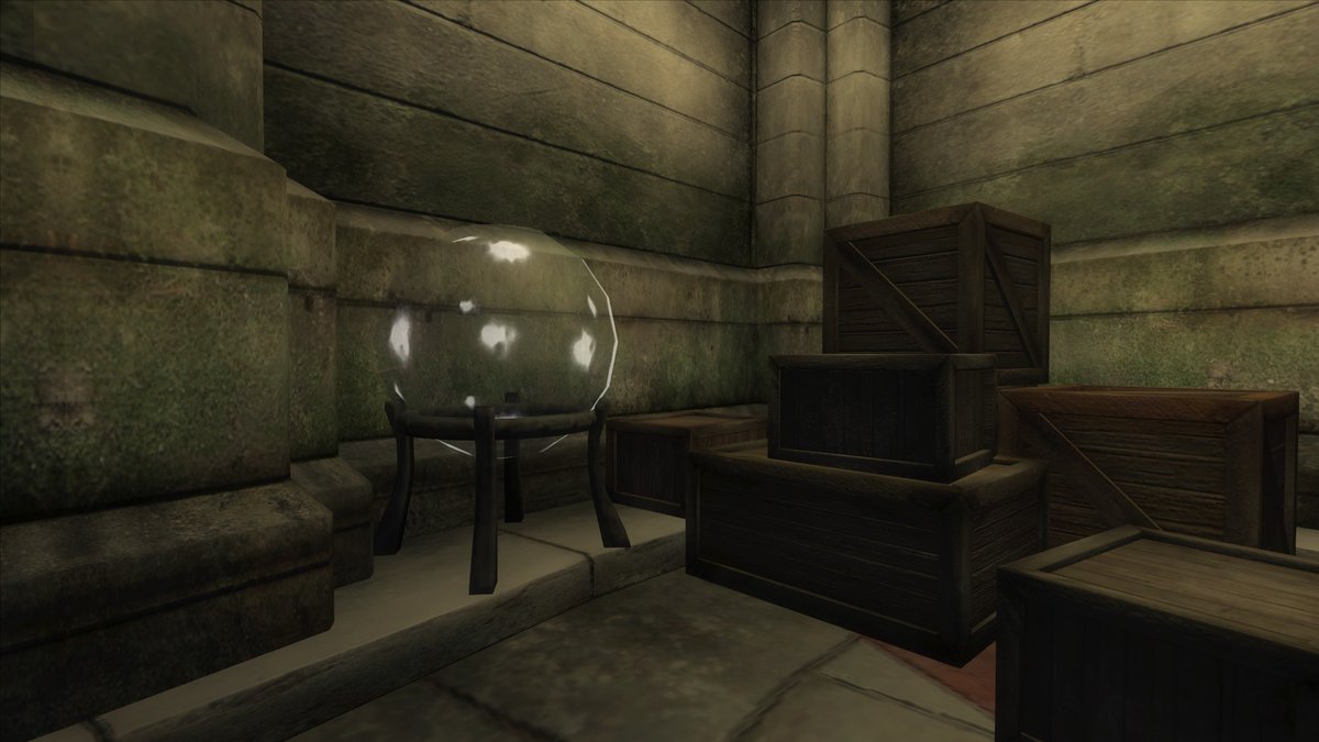 My favorite bit of unexplained Oblivion lore is the oddly sized objects in the Imperial Palace's basement