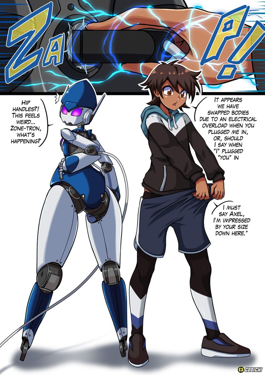 Zone-tron had an electric malfunction that caused some body swap shenanigans