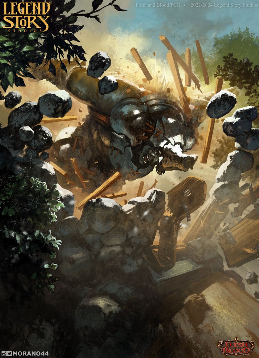 Meet my friend George who has this weird custom of entering the house through the walls  #fabtcg #HNT #Prague