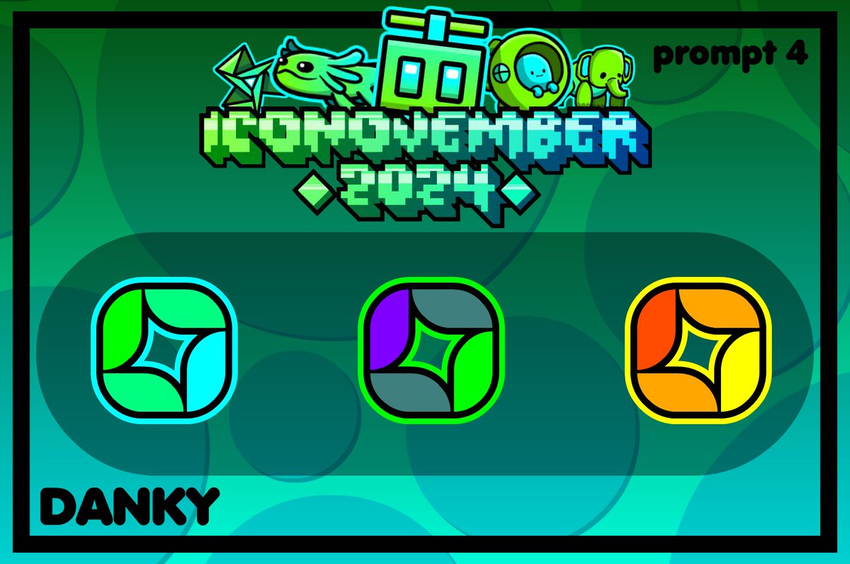 DanKy99_'s tweet photo. Prompt 3: Polygon or Curvy ⭕️🔼
#GeometryDash @RobTopGames https://t.co/eWrYWXhS26