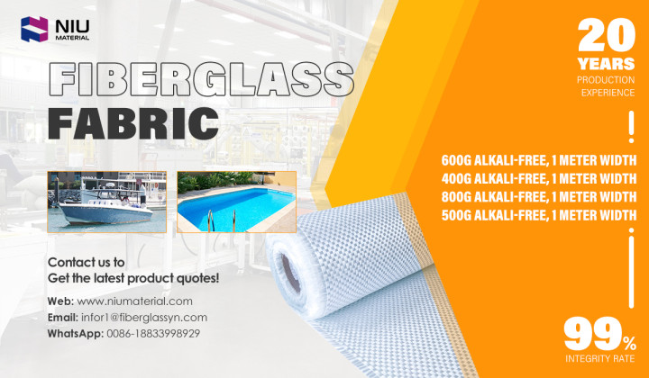 Yuniu fiberglass woven roving adopts advanced production technology to provide excellent performance.Recommended specifications: 400, 500, 600, 800gsm, width 1 meter, Contact us now to get the latest quotation!
WeChat/WhatsApp: +86 18833998929
Website: niumaterial.com