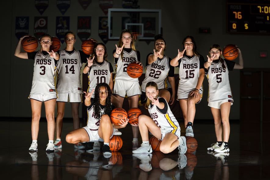 Coach_Smith21's tweet photo. 8th grade Ladie Rams! Shout out @ComminsKenley for coming through with these tough photos, thanks again!! 🏀🏀 https://t.co/GUsyd7rZez