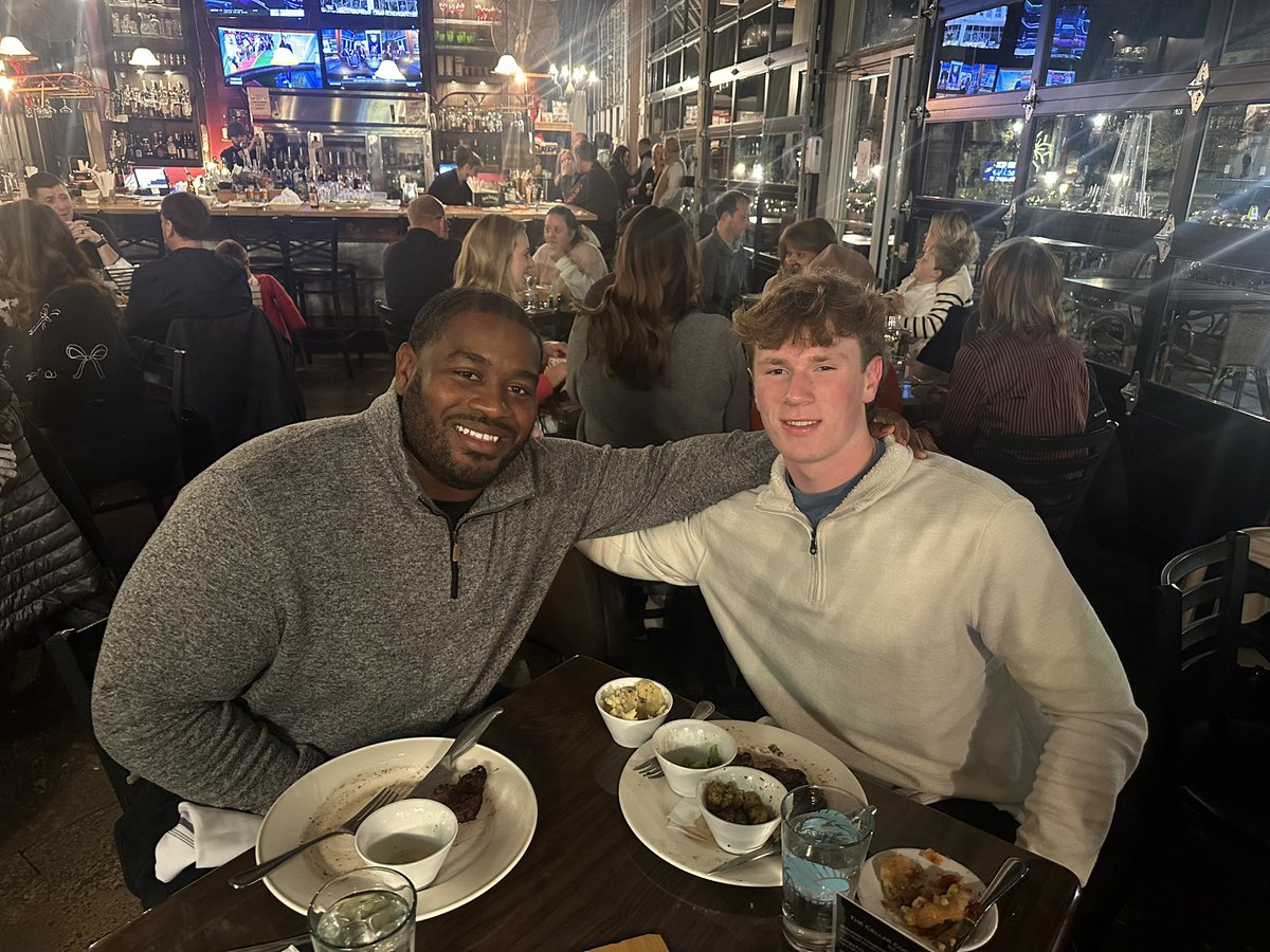 It’s been a privilege to watch this young buck grow! He’s off to Liberty to Coach 🏈! I’m unbelievably proud of him! I have no idea what I’m gonna do with out ya @CaleFenimore ; good luck love ya kid! Congrats by the way! 🎓