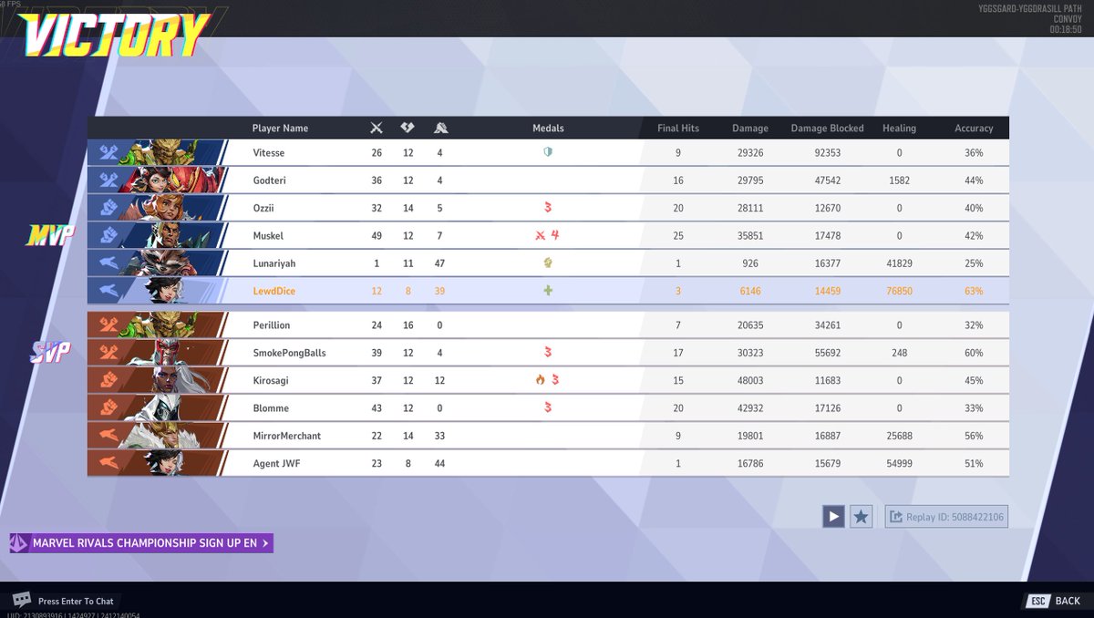 76850 healing in one game on Luna Snow :D #MarvelRivals #LunaSnow #Healer #support