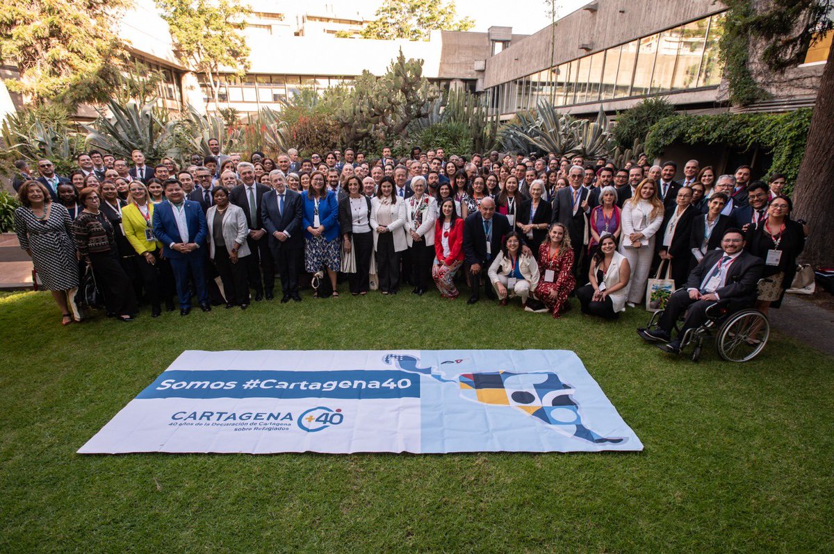 giolepri's tweet photo. En la reunion ministerial en Santiago que concluye el proceso de Cartagena +40, @mabe comentó: “Colaboremos, innovemos y trabajemos incansablemente por un futuro
donde todos, sin importar su origen, puedan compartir la prosperidad
que nuestras naciones tienen para ofrecer”. https://t.co/m61mQmtmUT