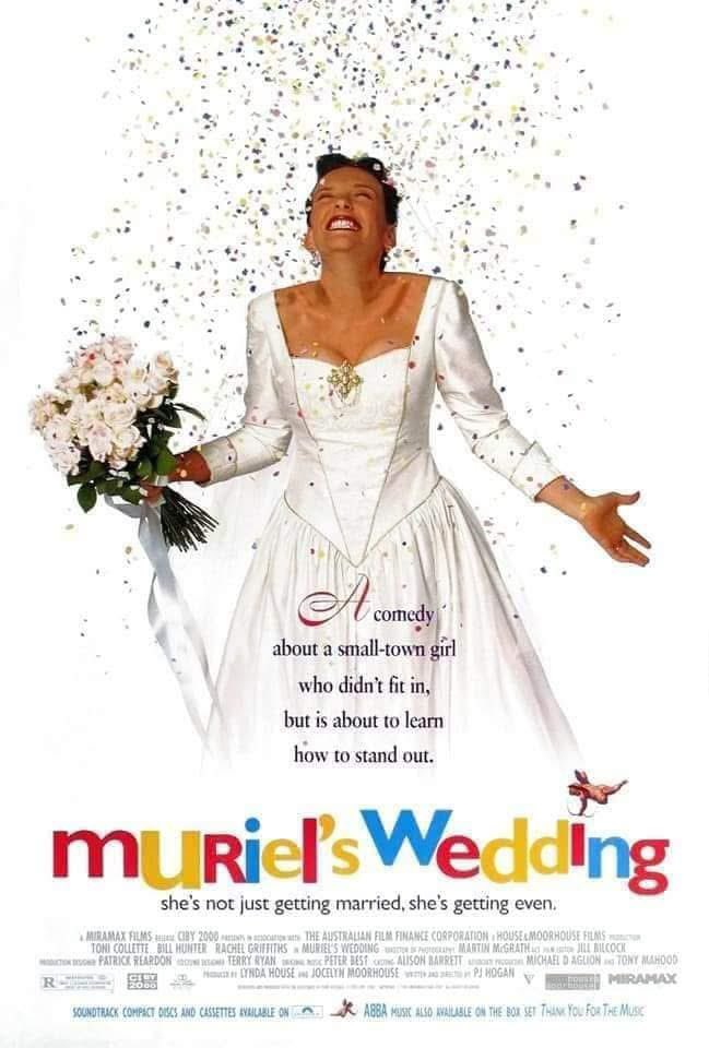 Wheelguy09's tweet image. Today I watched on the projector for my weekend classic movie review #murielswedding by @RoadshowFilms and stars #tonicollett and #billhunter #HD