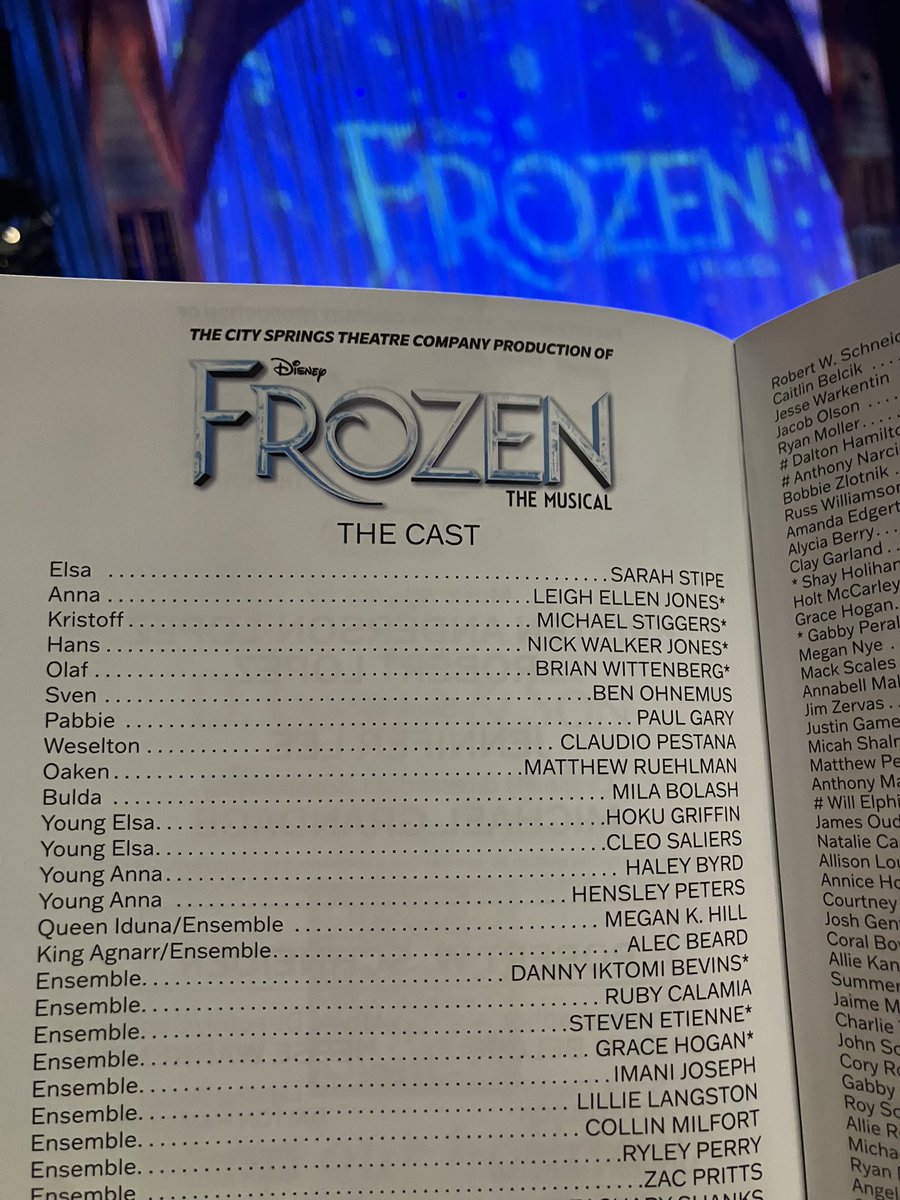 lbgary's tweet photo. At @CSpringsTheatre in Atlanta for the regional premiere of Frozen, The Musical, to see my favorite actor. https://t.co/iyeMVXdusJ