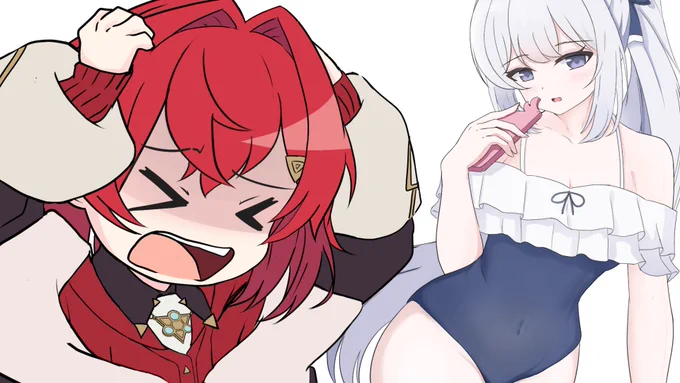 いつもの引用元の動画用に描いた一枚絵も #絵ンジュ