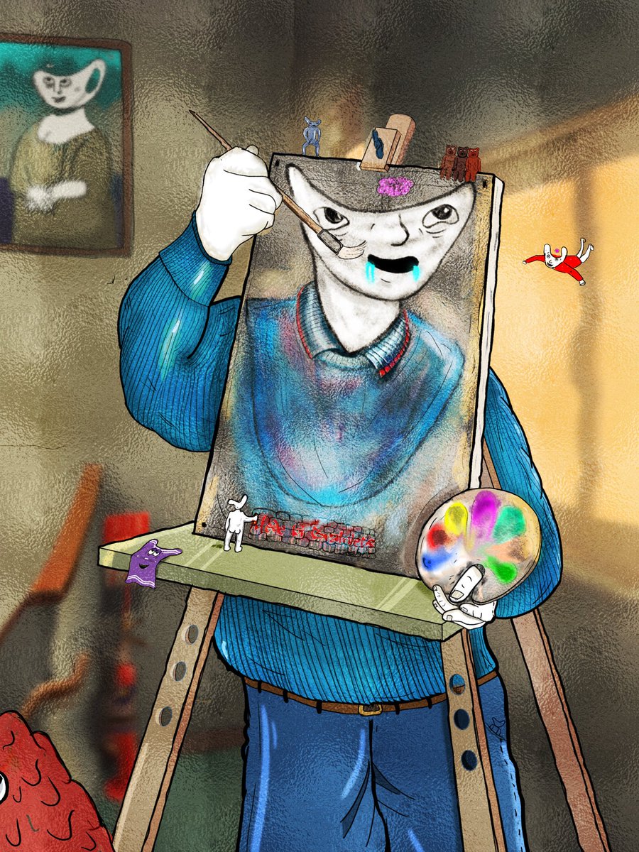 CreativeYo_'s tweet image. Art for BRAINLET MEME CONTEST #4
Brainlet: FINE ART.
“Braincasa”
@_seacasa @brainletCTO