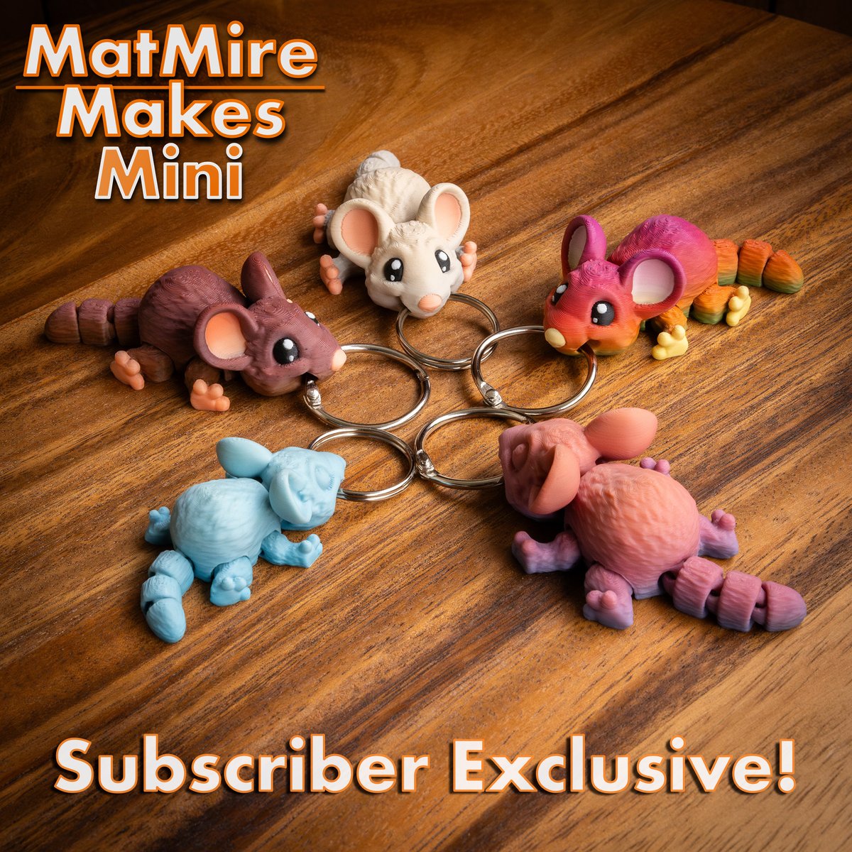 MMMini Mouse subscriber exclusive STL!!  Only available to my Patreon and MMF Tribes subscribers!   MatMireMakes.com

#3DPrinting #matmiremakes #3DPrinting