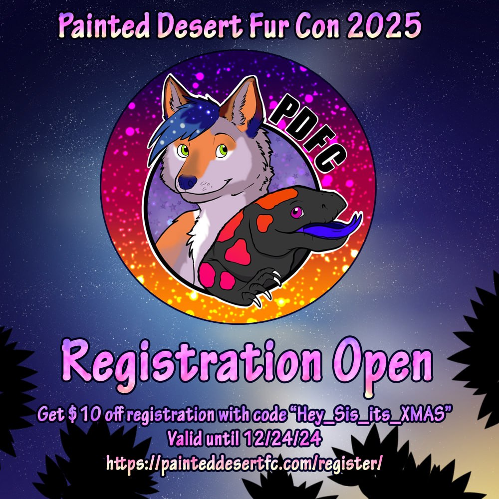 Hey there campers! We got a sweet discount code for $10 off registration for the holidays. Why not give a reg for a Christmas present?
Code: Hey_Sis_its_XMAS
painteddesertfc.com/register/