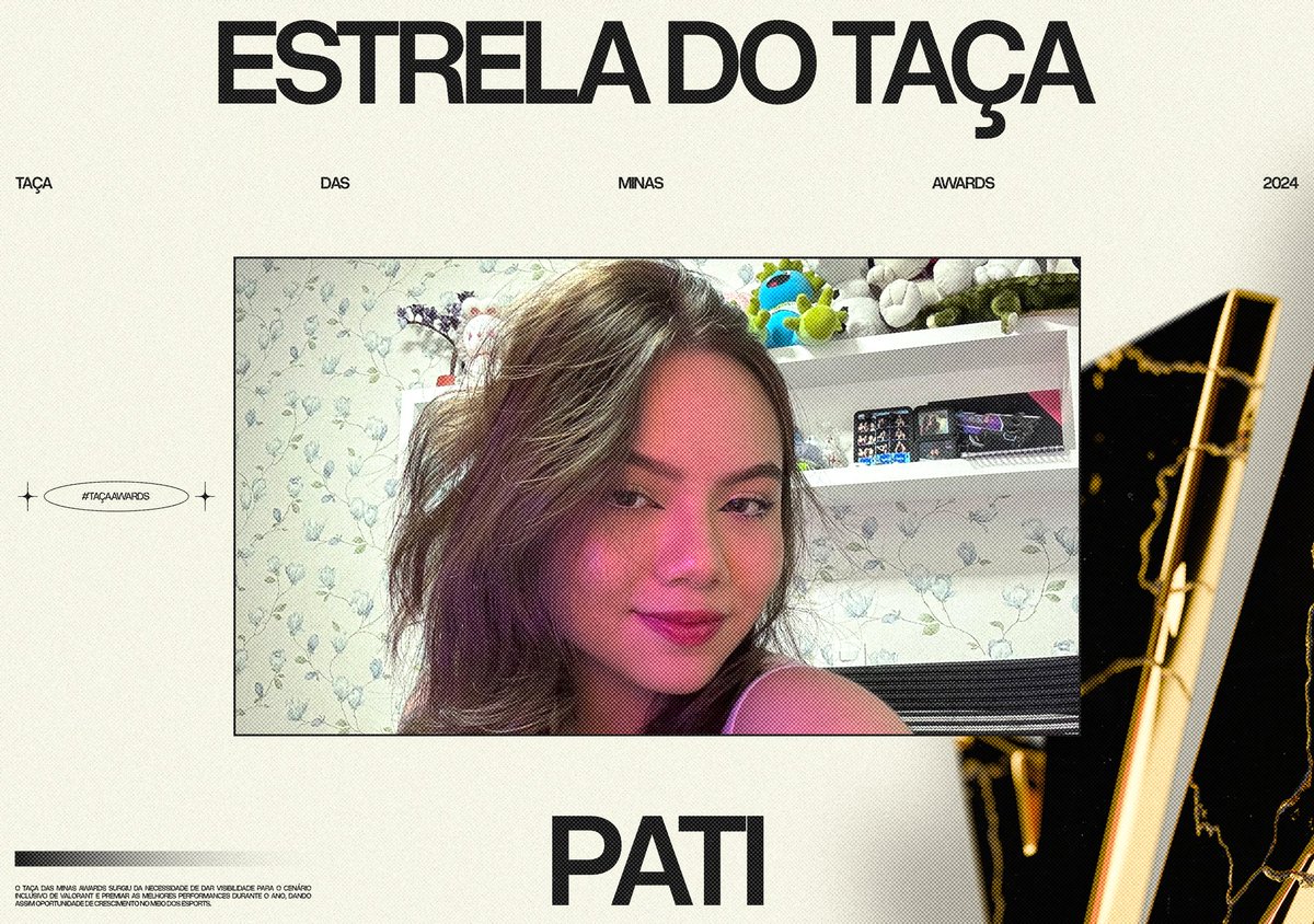 E a vencedora como estrela do taça, temos <a href="/patipaschoal/">patip</a>!

Parabéns!