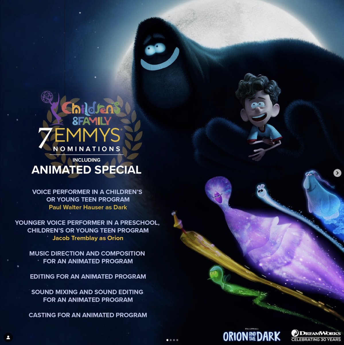 kevin sukho lee (@kevinsukholee) on Twitter photo I got nominated for an Emmy for editing Orion and the Dark!!  Better yet, Orion got 7 nominations!  Please watch if you haven’t yet it’s on Netflix and was made at DreamWorks, with a script by Charlie Kaufman!  I still can’t believe I got to work on a Charlie Kaufman movie! I got nominated for an Emmy for editing Orion and the Dark!!  Better yet, Orion got 7 nominations!  Please watch if you haven’t yet it’s on Netflix and was made at DreamWorks, with a script by Charlie Kaufman!  I still can’t believe I got to work on a Charlie Kaufman movie!