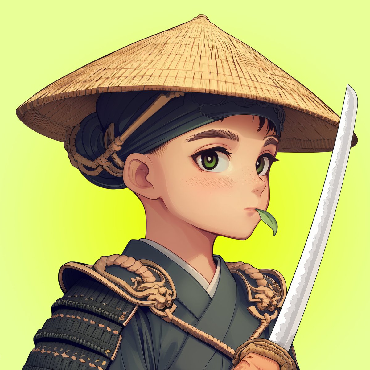 hellofrens_nft's tweet image. As the sun rises, the Blademaster stands firm.
Katana in hand, fighting not for fame but for justice. Guided by honor.
#HelloFrens
#PFPCollection
#ArtMeetsIdentity